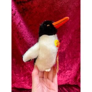 Vintage Collectibles Miniature Stuffed Toy Peggy Penguin 2505/12 Steiff Germany